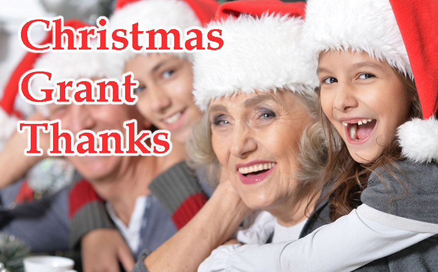 BHS Trust Fund Christmas Grant Thanks