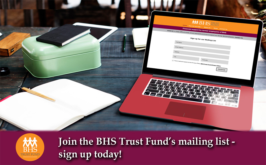 Join the BHS Trust Fund mailing list