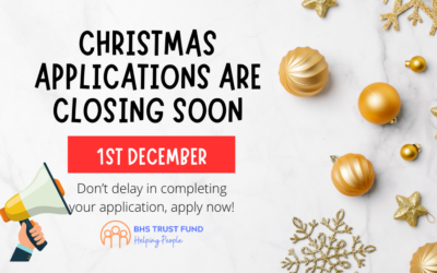 Christmas applications closing date